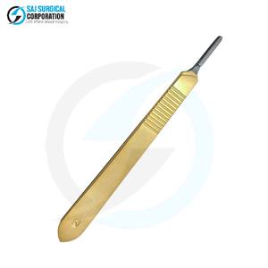 Manche de scalpel médical professionnel en acier inoxydable certifié CE pour un contrôle précis de la précision chirurgicale, longue durée de vie, clinique - Product Image 1