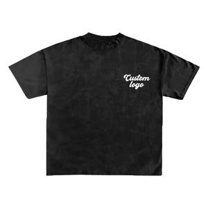 เสื้อยืดสตรีทแวร์แบบ2025ชุดสั้นสกรีน/พิมพ์ลาย DTG/ซักกรด - Product Image 3