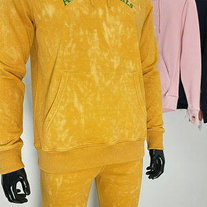 Men's Winter Formal Style 100% Cotton Fleece Thermal 400GSM Digital Printed <b>Zip</b>-<b>Up</b> Hoodie and Sweatpants Set OEM Service - Product Image 3