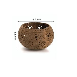 Tabletop decor wooden fancy votive holder indoor & outdoor <b>tealight</b> <b>candle</b> holder for home hotel office wedding party decoration - Product Image 3
