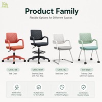 Chaise de bureau ergonomique moderne en maille avec vérin à gaz de classe 3, roulettes silencieuses en PA et cadre multicolore pour bureau et domicile