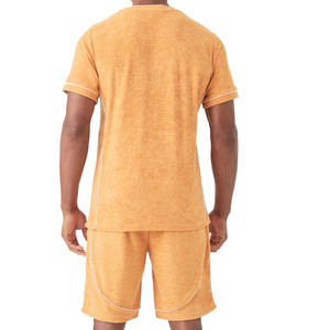 Wholesale Custom Logo Printing Outdoor Elastic Summer Cotton <b>Shorts</b> Sets Casual <b>Men's</b> <b>5</b> <b>Inch</b> <b>Inseam</b> <b>Shorts</b> Running Trunks Sets - Product Image 4