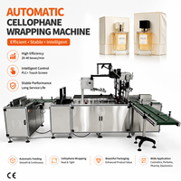 Machine d'emballage automatique / d'enveloppement en cellophane pour boîtes de poker, de thé, de cigarettes, de lait, de parfum et de chocolat