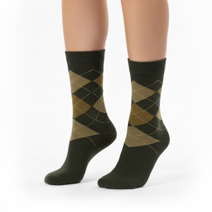 Chaussettes de compression unisexes en fibre de bambou personnalisables Printemps tricoté antidérapant respirant antibactérien Business Casual OEM - Product Image 4