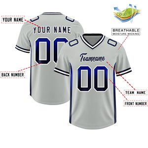 Camiseta de fútbol americano de gran tamaño con impresión por sublimación personalizada al por mayor de Fifth Gear International - Product Image 2