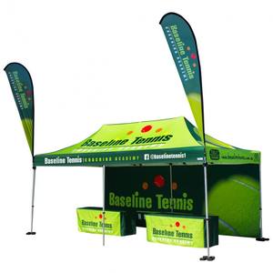 Gazebo Plegable Resistente Personalizado de 10x20 pies (3x6 m) |   Carpa Comercial de Poliéster con Marco de 40mm/50mm para Ferias y Eventos - Product Image 1