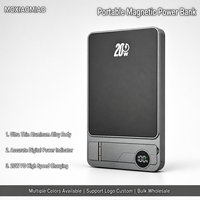 Batterie magnétique légère 3-en-1 en métal 117g 5000mAh Tendance 2026
