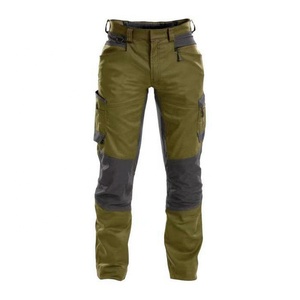 Pantalons de travail pour hommes en coton 90% et polyester 10%, poches amples, coupe ample, pantalons cargo robustes, pantalons cargo pour hommes, pantalons cargo d'extérieur - Product Image 2