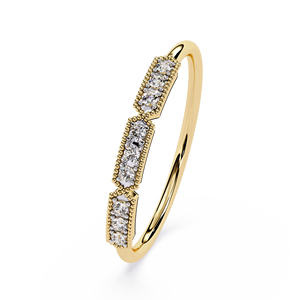 Pour GIA IGI certifié diamant naturel éternité alliance 14K 18K or massif flottant bulle anneau élégant bijoux fins - Product Image 1