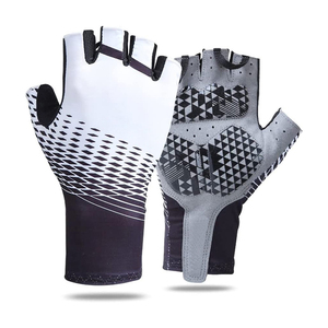 Gants de pêche professionnels pour activités de plein air, sans doigts, protection solaire, modèle 2025 - Product Image 1