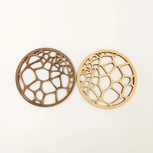 Tapis de table de protection de bureau pour la maison en gros sous-verres en bois creux créatifs accessoires de bureau décoratifs - Product Image 5