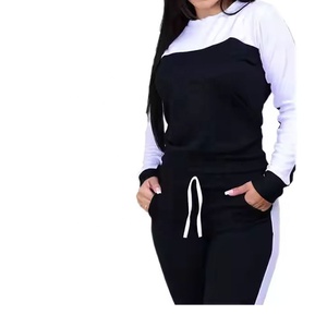 Chándal profesional con logotipo personalizado Unisex para entrenamiento Fitness Fleece Plus Size Hoodie y Jogger para mujer - Product Image 6