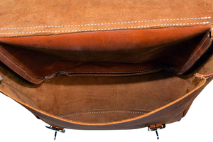 Sacs de selle de saut équestre en cuir véritable de qualité supérieure usinés à la main vêtements d'équitation occidentale sac de selle de qualité supérieure cheval - Product Image 4