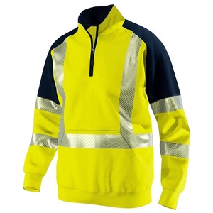 Venta caliente Sudadera con capucha hecha a medida Negro Reflectante Invierno Seguridad Construcción Sudaderas Ropa DE TRABAJO Sudaderas con capucha - Product Image 2