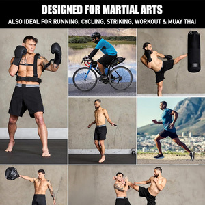 Pantalones cortos de boxeo para hombre de diseño personalizado Proveedor OEM para entrenamiento y lucha Ajuste transpirable con marca de etiqueta privada - Product Image 5