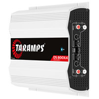 Taramps DS 800x4 1 veya 2 ohm 800 watt RMS 4 kanal 200x4 RMS dijital Crossover HPF LPF sabit bridgebridgearaba ses anfisi