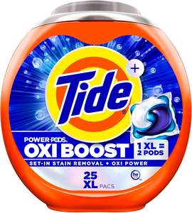 Cápsulas de detergente para ropa Tide PODS, quitamanchas 3 en 1, combatidor de olores, protector de color, 102 unidades, compatible con HE, aroma Spring Meadow - Product Image 6