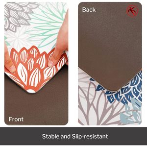 พื้นปูพื้นแบบกำหนดเอง ทนทาน ป้องกันความเมื่อยล้า ให้ความสบายยาวนาน ผลิตจาก PVC หนังลายดอกไม้ ด้านนอกบุด้วยโฟม SBR ด้านใน - Product Image 3