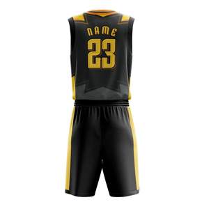 Uniforme léger de basket-ball d'impression par sublimation Style sans manche Uniforme de basket-ball de dernière conception Taille différente disponible - Product Image 3