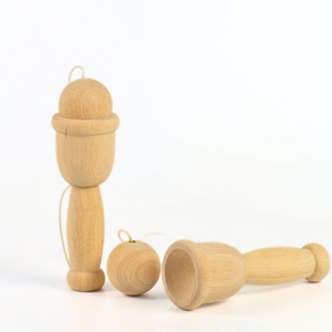 Kendama ไม้แท้ธรรมชาติของเล่นไม้สำหรับเด็ก-MS caryln 0084935825297 - Product Image 3
