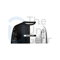 Sweat-shirt homme à col rond, logo personnalisé, design hiver uni, en polaire respirant, pour l'extérieur, le cyclisme et la course, manches longues