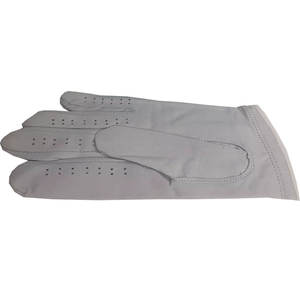Guantes de golf de cuero Cabretta con logotipo personalizado para hombre, piel de oveja, transpirables, antideslizantes, con protección UV para uso deportivo - Product Image 4
