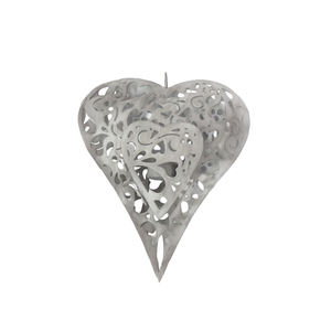 Best Selling Iron Metal Hanging Heart <b>Wall</b> Decorative Ornament Gold Color for Home & <b>Christmas</b> Decoration Handmade Bulk - Product Image 5