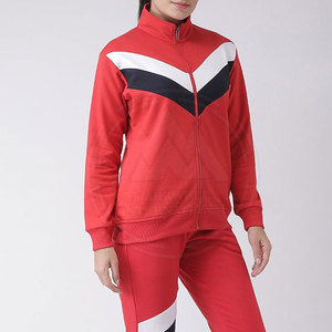 Mode en gros streetwear coloré ajusté personnalisé deux pièces survêtement femmes recadrée épaules tombantes sweats et pantalons de survêtement - Product Image 4