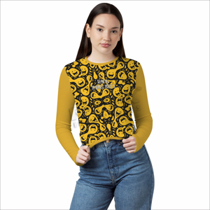 Camiseta básica de manga larga para mujer Camiseta de manga larga personalizada de tela de algodón de alta calidad para mujer - Product Image 6