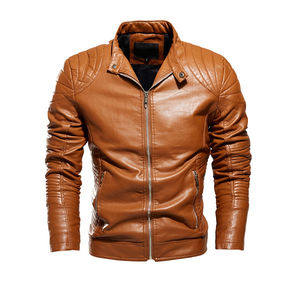 Chaqueta de invierno para hombre de High Street 2024 para piel de vaca en relieve de cocodrilo precio al por mayor servicio OEM de alta calidad - Product Image 2