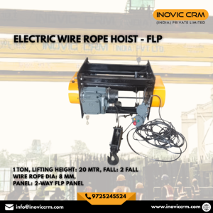 Palans électriques à câble robustes INOVIC CRM avec commande VFD |   Construction métallique, efficace en termes d'énergie et levage précis - Product Image 2