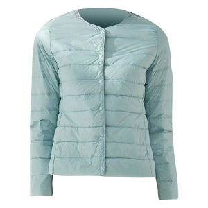 Veste matelassée pour femme en toile tricotée respirante avec logo personnalisé de haute qualité 2025, design haut de gamme, extérieur - Product Image 1