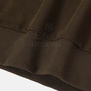 Sweat-shirt à capuche pour homme ODM de haute qualité, respirant, en polaire d'hiver, motif uni, col rond, décontracté, grande taille, couleurs personnalisées, logo - Product Image 5