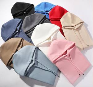 เสื้อฮู้ดดี้โอเวอร์ไซส์สำหรับฤดูหนาว ปักโลโก้ ผ้าฝ้าย 350 กรัม เสื้อสเวตเชิ้ตผู้ชาย คุณภาพสูง ชุดวอร์ม น้ำหนักมาก พิมพ์ลาย - Product Image 3