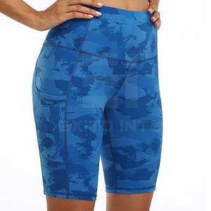 Seamless Scrunch Butt Biker Shorts Women High Waist Squat Proof Camo Yoga Gym Leggings <b>Tummy</b> <b>Control</b> Activewear 2026 OEM Custom - Product Image 6