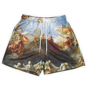 T-shirts d'été en coton personnalisés sublimés Shorts en maille pour hommes Maillots de bain d'été décontractés pour hommes avec impression numérique à motif solide - Product Image 2