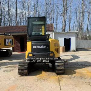 Komatsu PC55MR Japon Excavatrice d'occasion 90% Nouveau jaune 5ton Yanmar Moteur utilisé Offre Spéciale 1 an de garantie - Product Image 2