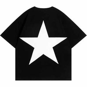 Logotipo personalizado de alta calidad de los hombres de verano Casual 220g 100% algodón sólido camiseta en blanco - Product Image 2