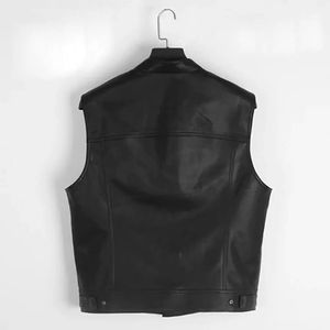 Gilet en cuir pour homme, confortable, respirant, chaud pour l'hiver, prix de gros, design unique - Product Image 5
