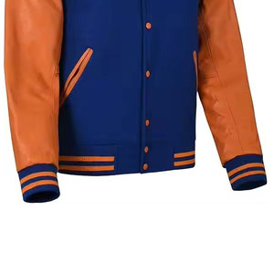 Veste de sport pour homme, nouvelle tendance, col montant, logo sur le devant, séchage rapide, respirante, style lettreman, best-seller - Product Image 3