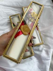 Boîte à bijoux en verre métallique élégante et artistique avec un design luxueux, parfaite pour exposer et stocker des collections de bijoux haut de gamme - Product Image 6