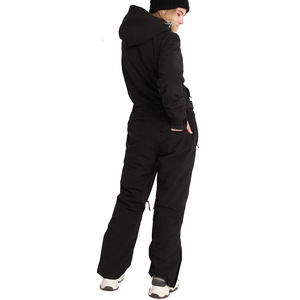 Combinaison de ski hiver 2026 chaude pour femme, ensemble de snowboard d'extérieur, combinaison de ski une pièce imperméable à capuche, survêtement - Product Image 3