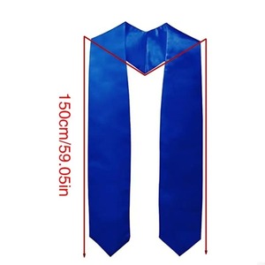 Estola de Graduación con Logotipo Bordado Personalizado, 100% Poliéster, Cómoda, Duradera, Transpirable, Diseño Personalizado, Unisex - Product Image 6