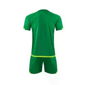 Uniforme de Fútbol de Manga Corta con Cuello Redondo Azul 100% Poliéster al por Mayor para Hombre y Mujer, Logotipo Personalizado Incluido - Product Image 6