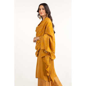 Camisa Informal de Viscosa Acrílica Teñida con Dupatta de Jacquard de Terciopelo GLM-23-56 para la Temporada de Otoño - Product Image 2