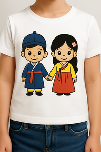 T-shirt polo en coton pour garçons-manches courtes, col rond, style coréen, imprimé dessin animé, chemise décontractée pour enfants - Product Image 4