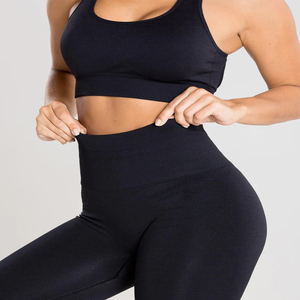 Womens Sport High Waisted <b>Tummy</b> <b>Control</b> Workout Women Leggings Custom Yoga Leggings for Women High Quality - Product Image 4