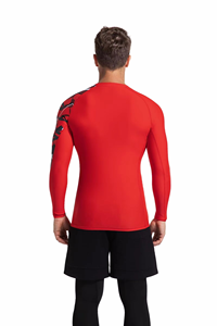 Men's Short Sleeve Latest Design Breathable Rash Guard Quick Dry Sublimated BJJ Gear Made in Pakistan - Product Image 5