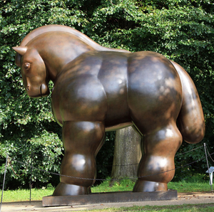 Hermosa réplica abstracta de mujer gorda personalizada escultura de dama gorda de caballo gordo de bronce de Fernando <span class=keywords><strong>Botero</strong></span> - Product Image 5