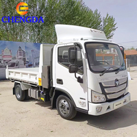 Camion à benne basculante léger FOTON AUMARK S, 3,5T-5T de charge utile, conduite à droite/à gauche, pour matériaux de construction urbaine